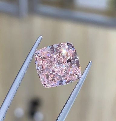 CVD 1.09 Ct লুজ সিন্থেটিক কুশন কাট ডায়মন্ড IGI সার্টিফিকেটেড ফ্যান্সি লাইট 10 Mohs