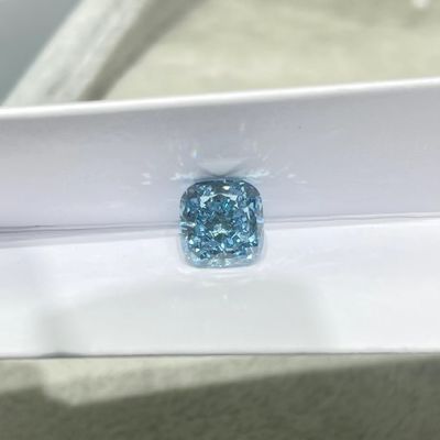 কুশন ব্রিলিয়ান্ট কাট 1.17ct ব্লু ডায়মন্ড ল্যাব গ্রোন রঙিন ডায়মন্ড VS1